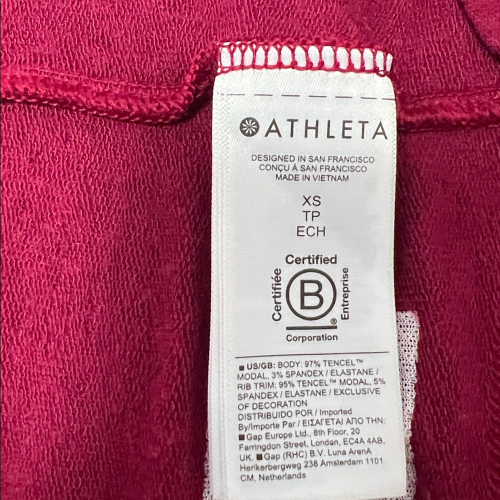 Athleta Pranayama Coffeeberry Modal Wrap Cardigan Size XSmall - Picture 8 of 9